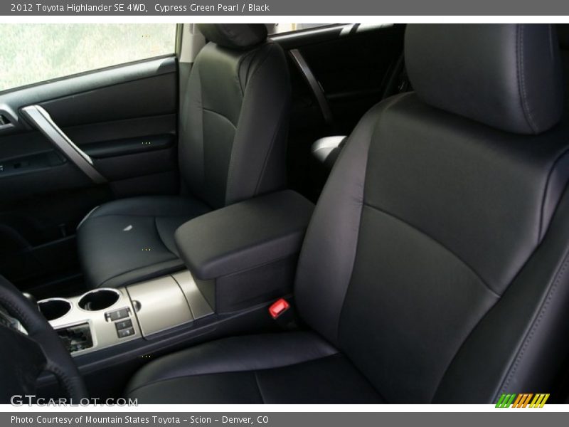 Cypress Green Pearl / Black 2012 Toyota Highlander SE 4WD