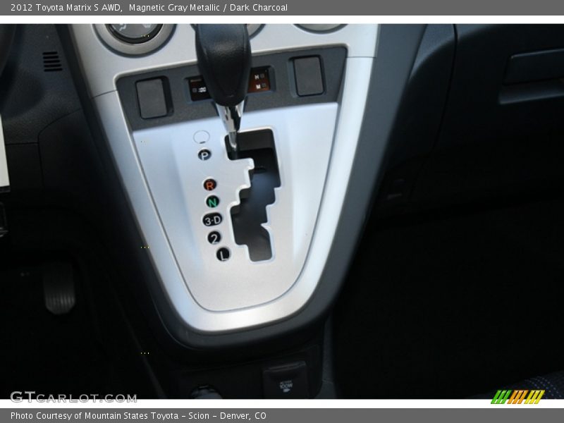 Magnetic Gray Metallic / Dark Charcoal 2012 Toyota Matrix S AWD