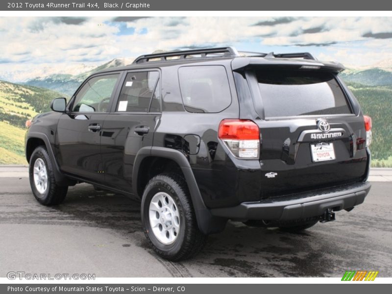 Black / Graphite 2012 Toyota 4Runner Trail 4x4
