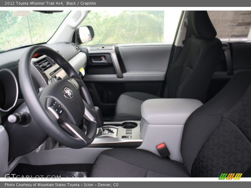 Black / Graphite 2012 Toyota 4Runner Trail 4x4