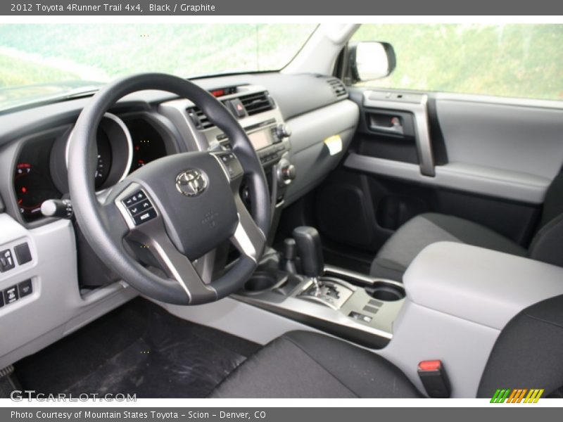Black / Graphite 2012 Toyota 4Runner Trail 4x4
