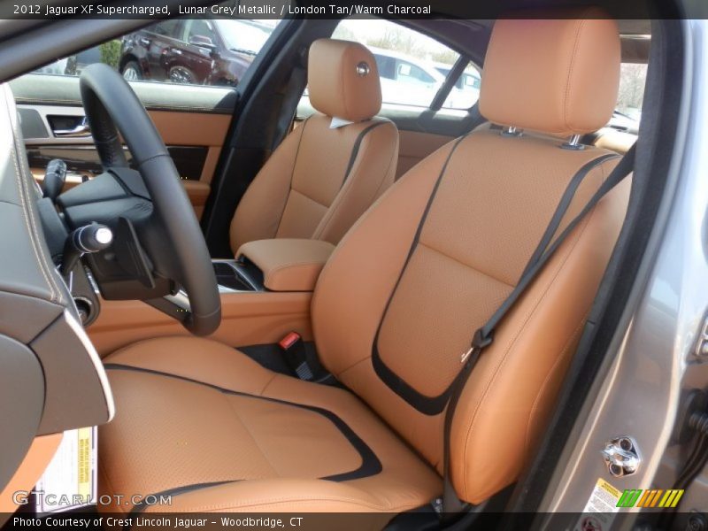  2012 XF Supercharged London Tan/Warm Charcoal Interior