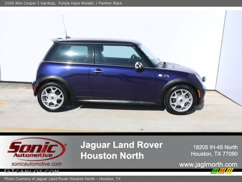 Purple Haze Metallic / Panther Black 2006 Mini Cooper S Hardtop