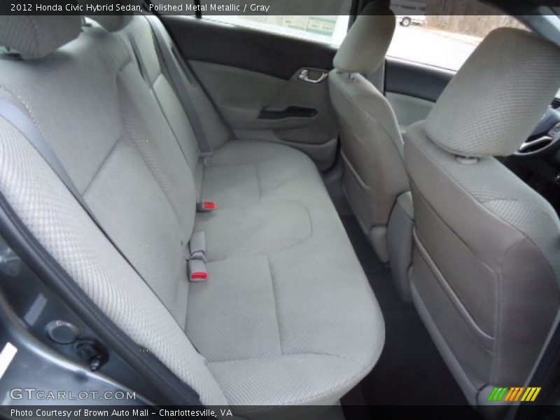 Polished Metal Metallic / Gray 2012 Honda Civic Hybrid Sedan