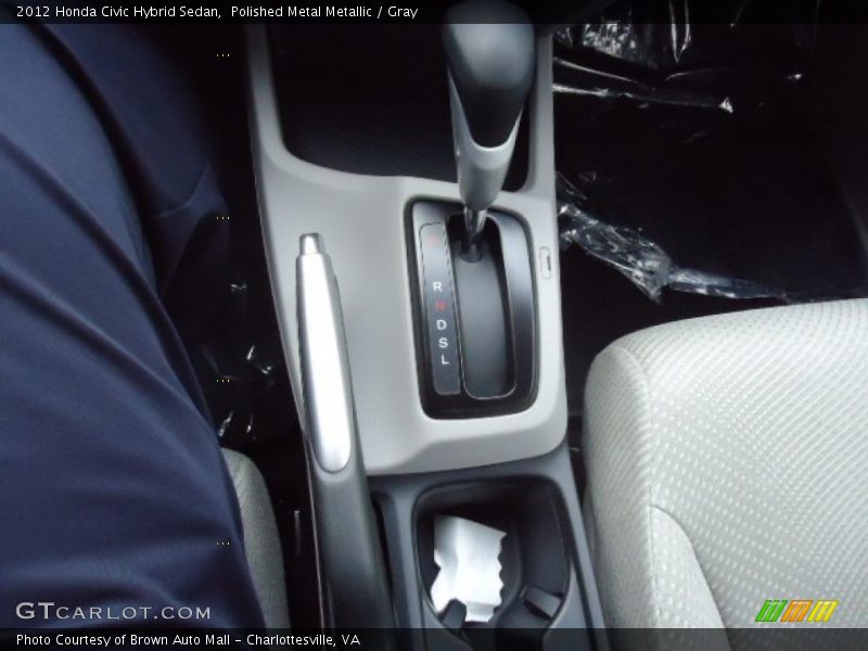 Polished Metal Metallic / Gray 2012 Honda Civic Hybrid Sedan