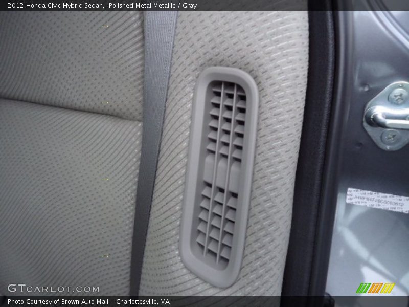 Polished Metal Metallic / Gray 2012 Honda Civic Hybrid Sedan