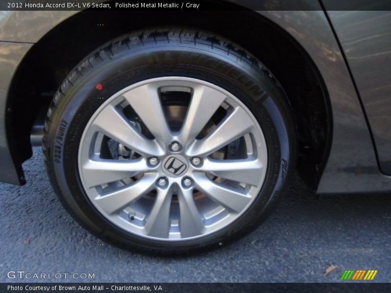 Polished Metal Metallic / Gray 2012 Honda Accord EX-L V6 Sedan