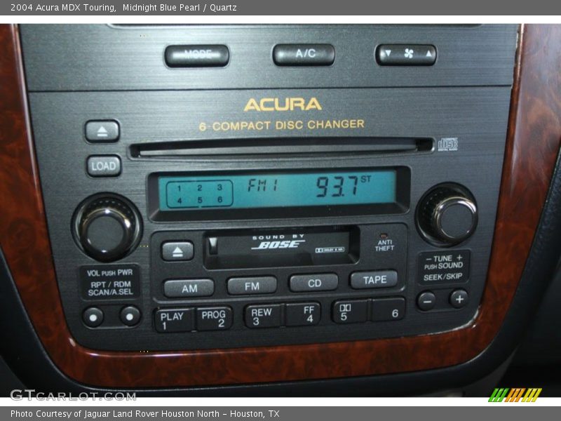 Audio System of 2004 MDX Touring