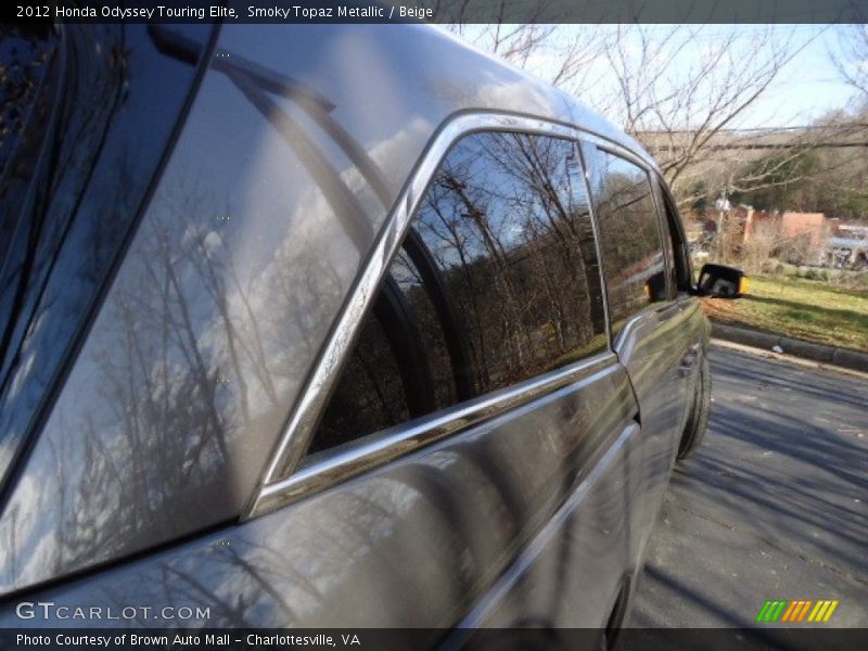 Smoky Topaz Metallic / Beige 2012 Honda Odyssey Touring Elite