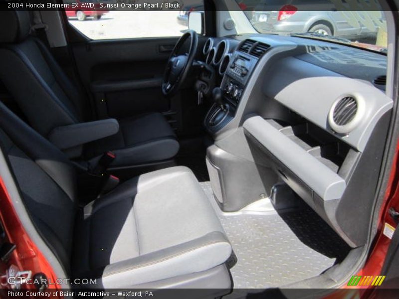 Sunset Orange Pearl / Black 2004 Honda Element EX AWD
