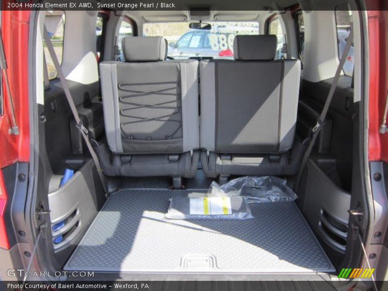 Sunset Orange Pearl / Black 2004 Honda Element EX AWD