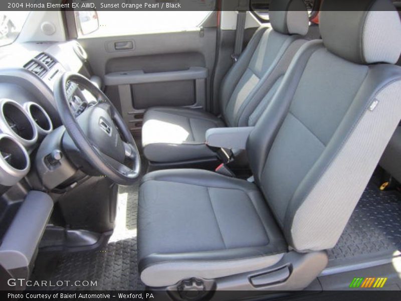 Sunset Orange Pearl / Black 2004 Honda Element EX AWD