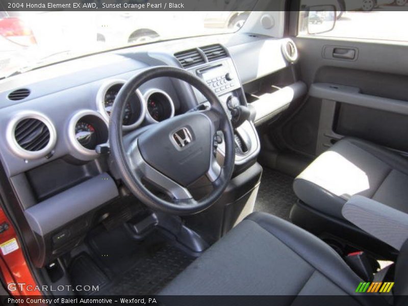 Sunset Orange Pearl / Black 2004 Honda Element EX AWD