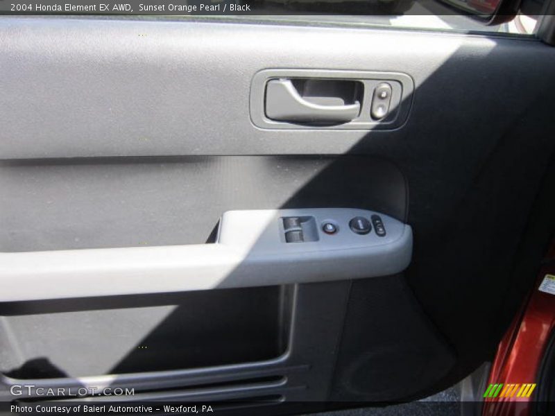 Sunset Orange Pearl / Black 2004 Honda Element EX AWD