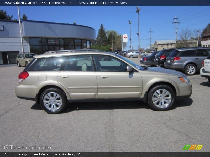Harvest Gold Metallic / Warm Ivory 2008 Subaru Outback 2.5XT Limited Wagon