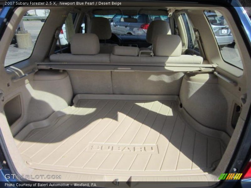 Newport Blue Pearl / Desert Beige 2007 Subaru Forester 2.5 X