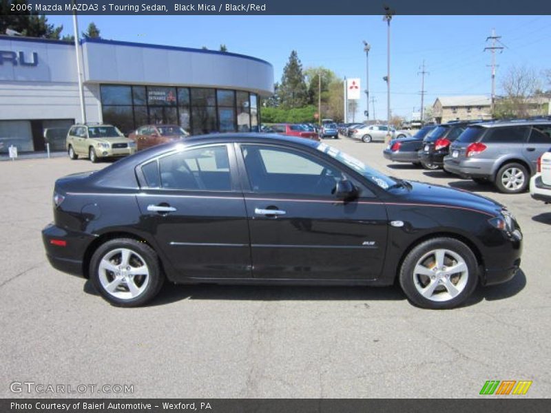 Black Mica / Black/Red 2006 Mazda MAZDA3 s Touring Sedan