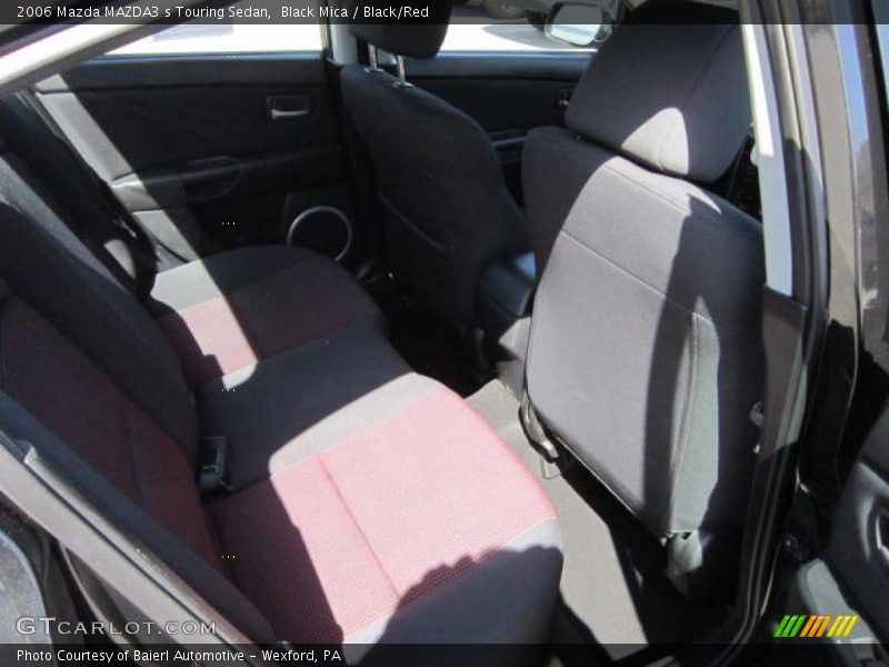 Black Mica / Black/Red 2006 Mazda MAZDA3 s Touring Sedan
