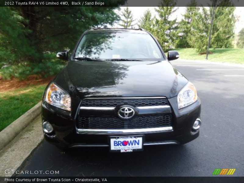 Black / Sand Beige 2012 Toyota RAV4 V6 Limited 4WD
