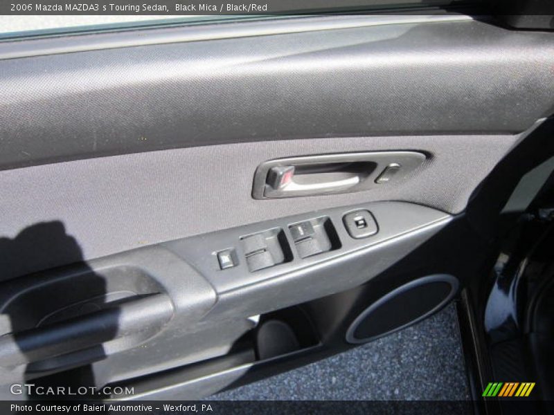 Black Mica / Black/Red 2006 Mazda MAZDA3 s Touring Sedan