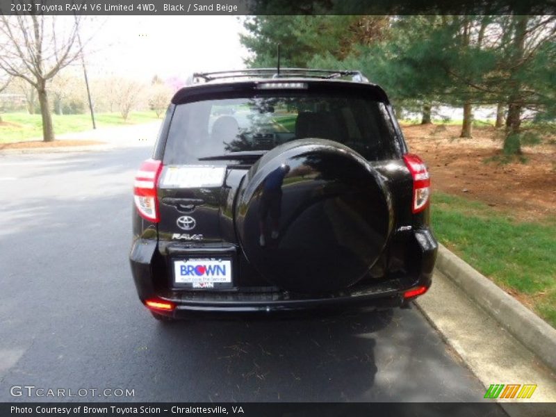 Black / Sand Beige 2012 Toyota RAV4 V6 Limited 4WD