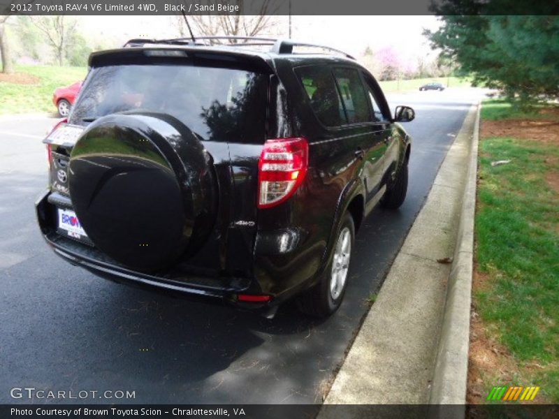 Black / Sand Beige 2012 Toyota RAV4 V6 Limited 4WD
