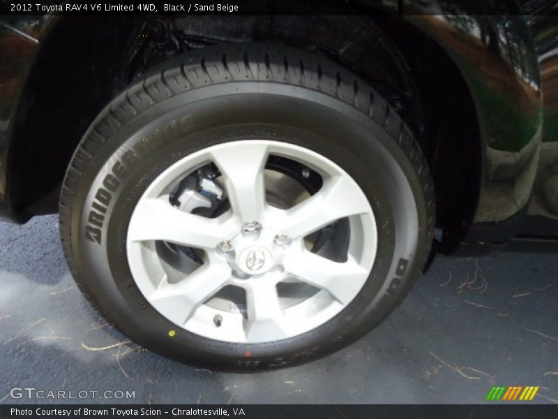 Black / Sand Beige 2012 Toyota RAV4 V6 Limited 4WD