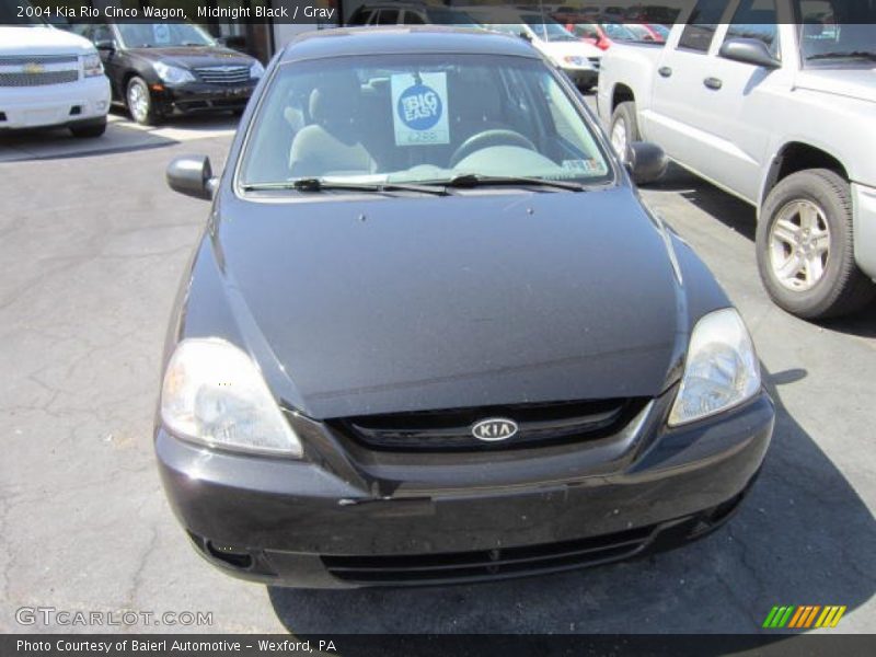 Midnight Black / Gray 2004 Kia Rio Cinco Wagon