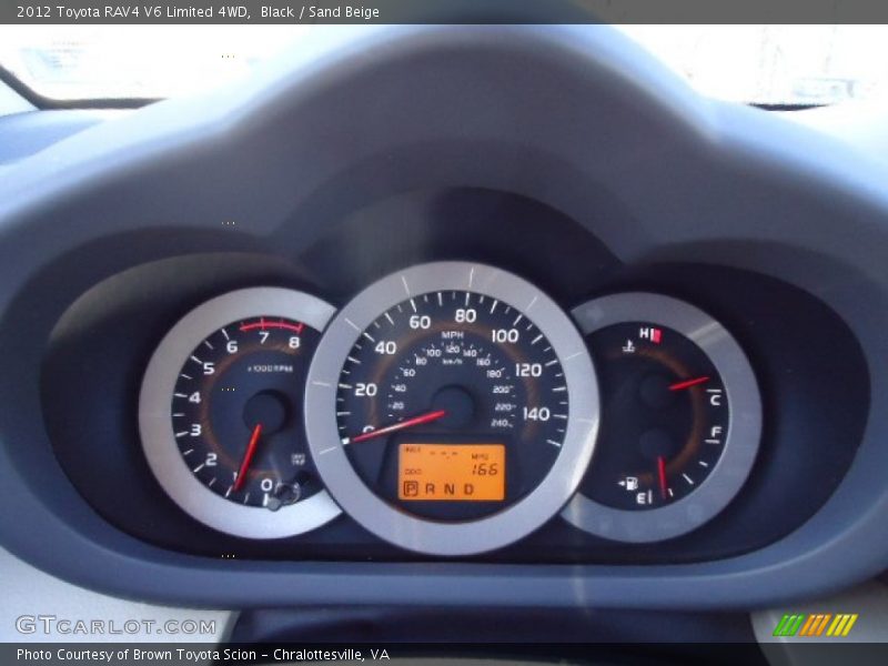 Black / Sand Beige 2012 Toyota RAV4 V6 Limited 4WD