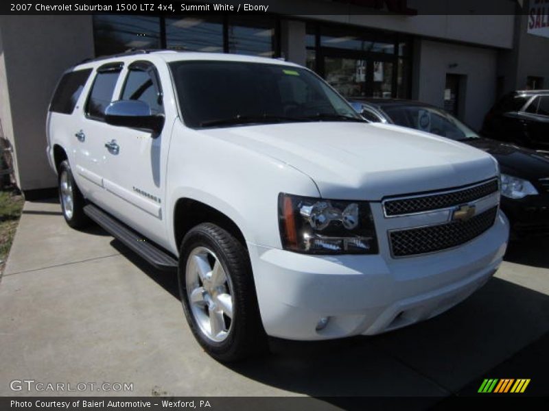 Summit White / Ebony 2007 Chevrolet Suburban 1500 LTZ 4x4