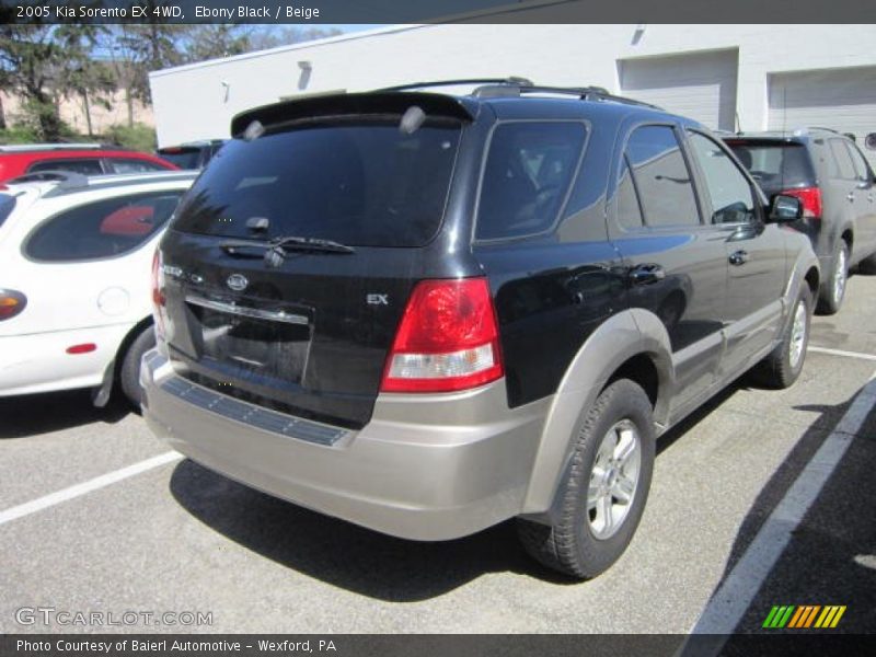 Ebony Black / Beige 2005 Kia Sorento EX 4WD