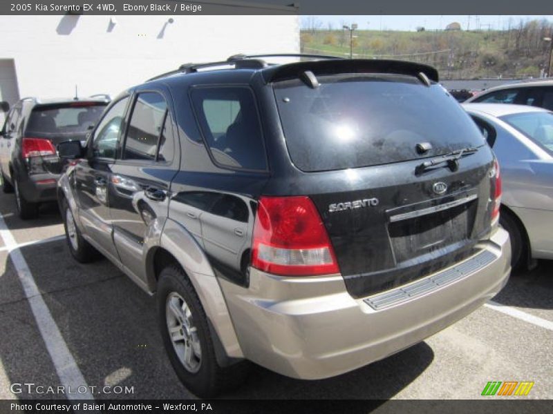 Ebony Black / Beige 2005 Kia Sorento EX 4WD