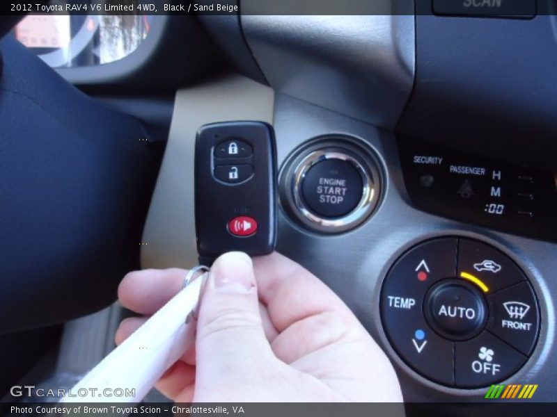 Black / Sand Beige 2012 Toyota RAV4 V6 Limited 4WD