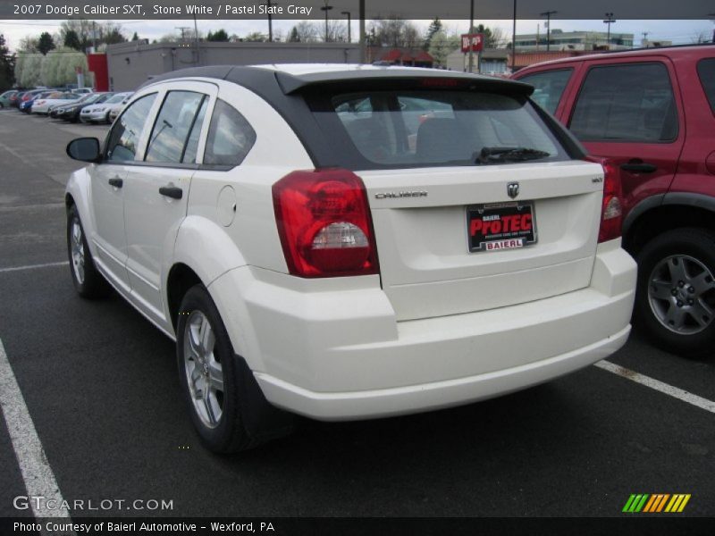 Stone White / Pastel Slate Gray 2007 Dodge Caliber SXT