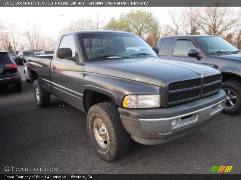 Graphite Gray Metallic / Mist Gray 2001 Dodge Ram 1500 SLT Regular Cab 4x4