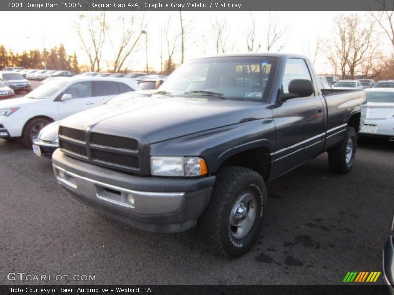 Graphite Gray Metallic / Mist Gray 2001 Dodge Ram 1500 SLT Regular Cab 4x4