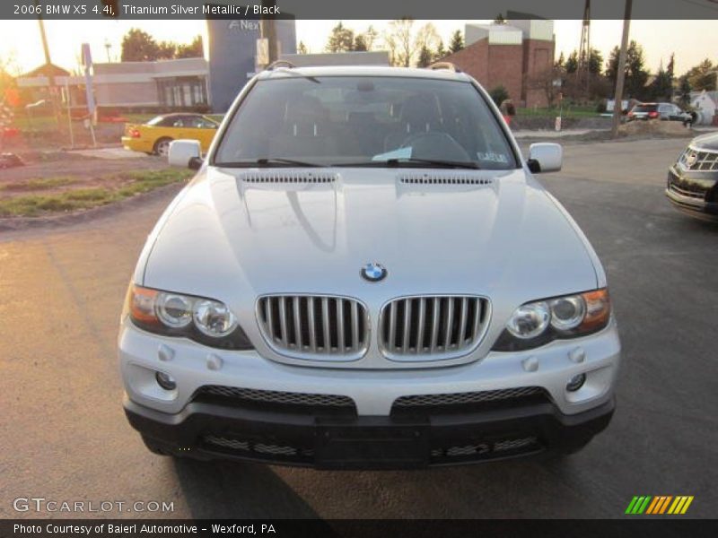 Titanium Silver Metallic / Black 2006 BMW X5 4.4i
