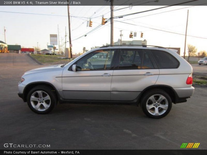 Titanium Silver Metallic / Black 2006 BMW X5 4.4i