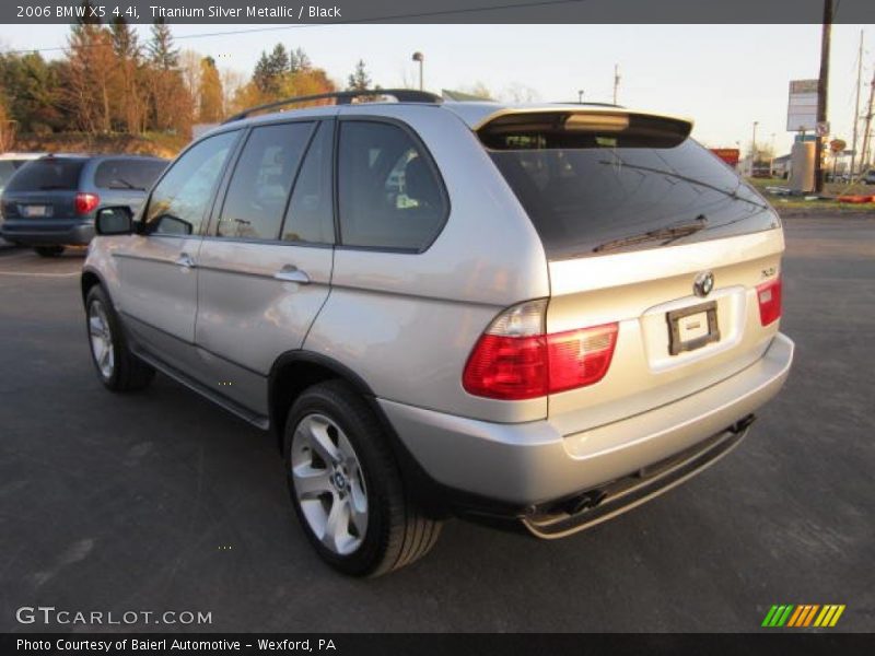 Titanium Silver Metallic / Black 2006 BMW X5 4.4i