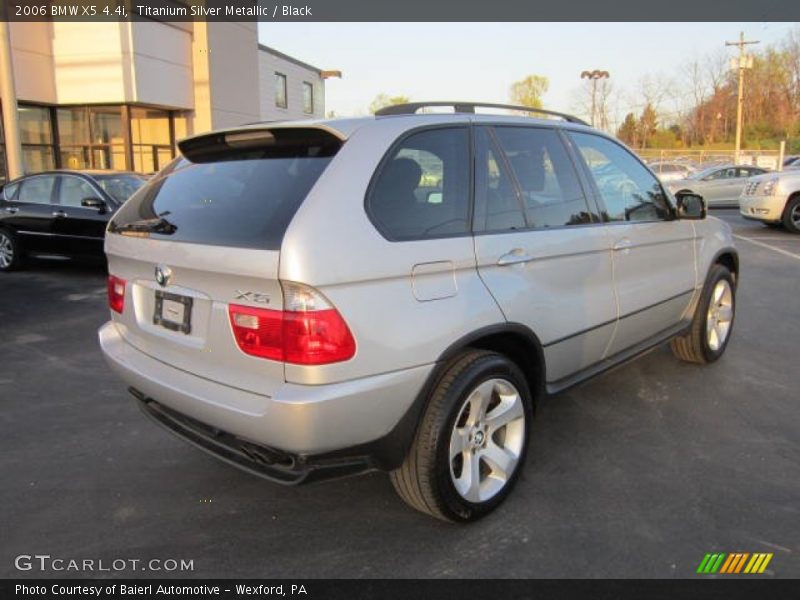 Titanium Silver Metallic / Black 2006 BMW X5 4.4i