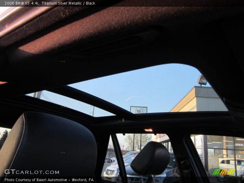 Titanium Silver Metallic / Black 2006 BMW X5 4.4i
