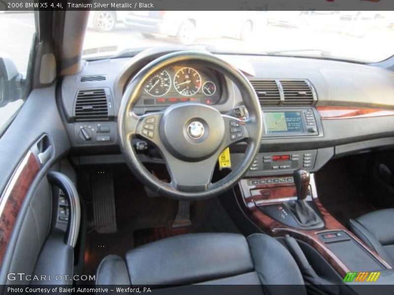 Titanium Silver Metallic / Black 2006 BMW X5 4.4i