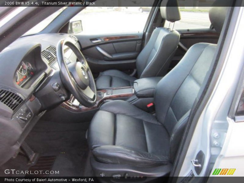 Titanium Silver Metallic / Black 2006 BMW X5 4.4i