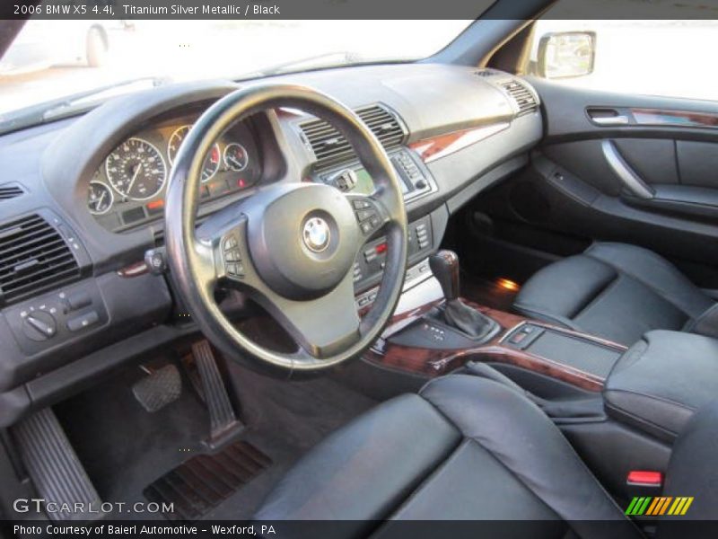 Titanium Silver Metallic / Black 2006 BMW X5 4.4i