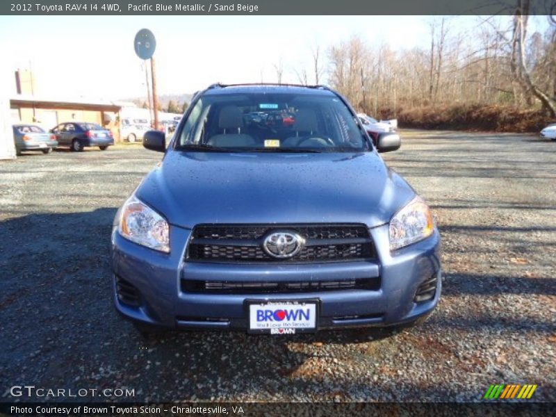 Pacific Blue Metallic / Sand Beige 2012 Toyota RAV4 I4 4WD