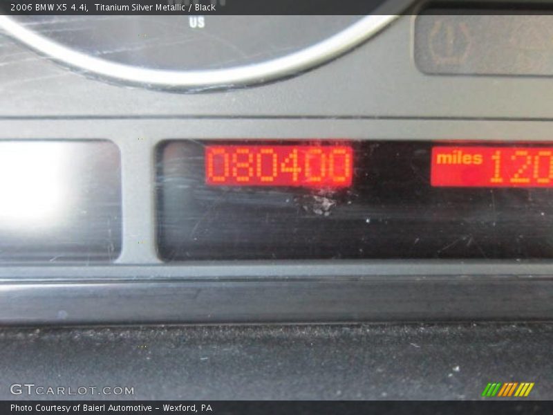 Titanium Silver Metallic / Black 2006 BMW X5 4.4i