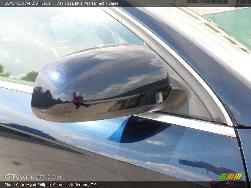 Deep Sea Blue Pearl Effect / Beige 2008 Audi A4 2.0T Sedan