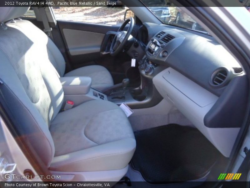 Pacific Blue Metallic / Sand Beige 2012 Toyota RAV4 I4 4WD