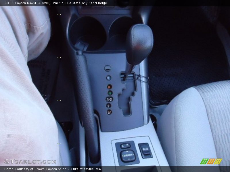 Pacific Blue Metallic / Sand Beige 2012 Toyota RAV4 I4 4WD