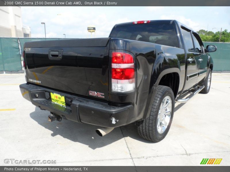 Onyx Black / Ebony 2008 GMC Sierra 1500 Denali Crew Cab AWD